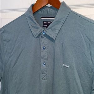 RVCA Short Sleeve Polo | Casual Dress Shirt